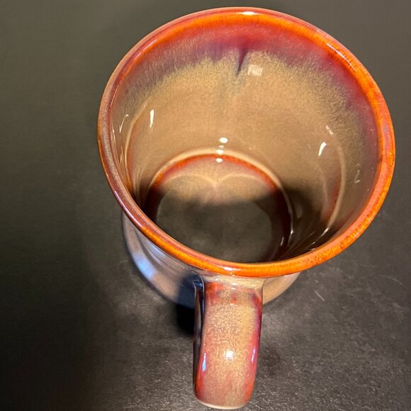 Vintage JCPenney Footed Drip Glaze Stoneware  Mug ~ Hygge ~ JC Penney - Picture 9 of 13